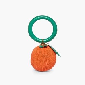Staud “Polpa” Beaded Orange Bag